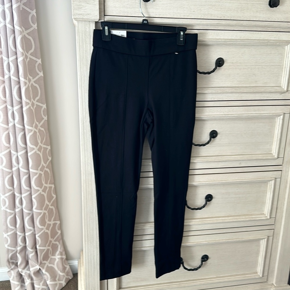 Anne Klein Tummy Control Black Ponte Pant